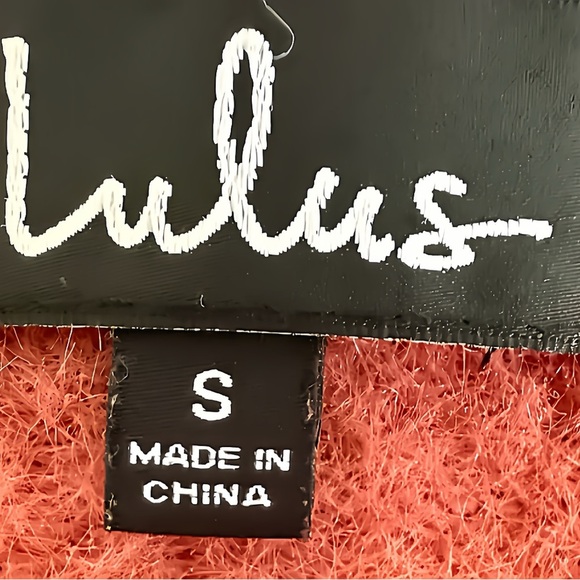 Lulus What A Flirt Rose Pink Eyelash Knit Sweater Dress S Cozy Chic Mini Bodycon - Picture 5 of 9